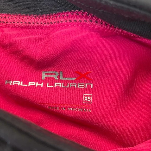 RLX Ralph Lauren Fuchsia Mini Skirt with Black Waistband - Picture 6 of 11